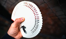 Load image into Gallery viewer, Be Brave Or Die Red Camp Playing Cards