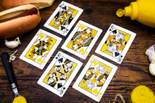 Load image into Gallery viewer, FFP Mustard (Glided) Playing Cards