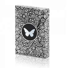 Load image into Gallery viewer, Butterfly Playing Cards (Black & Silver Unmarked)