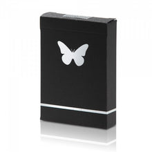 Load image into Gallery viewer, Butterfly Playing Cards (Black & Silver Unmarked)