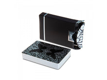 Load image into Gallery viewer, Butterfly Playing Cards (Black & Silver Unmarked)