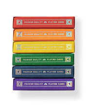 Load image into Gallery viewer, DKNG Rainbow Wheels Six-Seater (Half-Brick) Playing Cards