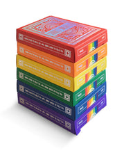 Load image into Gallery viewer, DKNG Rainbow Wheels Six-Seater (Half-Brick) Playing Cards