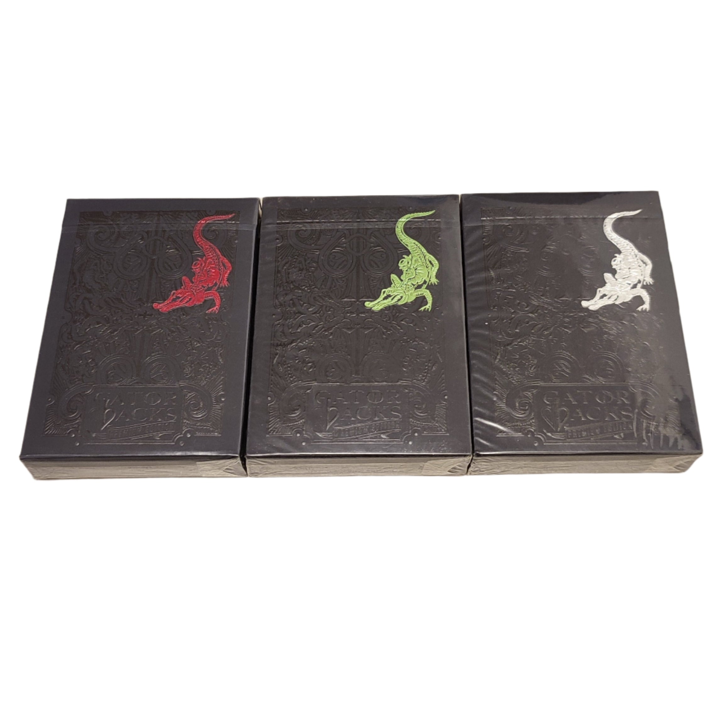 Green Gatorbacks-RarePlayingCards.com – Rare Playing Cards