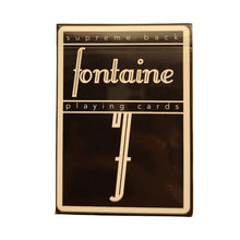 Load image into Gallery viewer, Black Fontaine playing cards