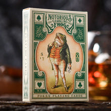 Load image into Gallery viewer, Notorious Gambling Frog (Green) Playing Cards
