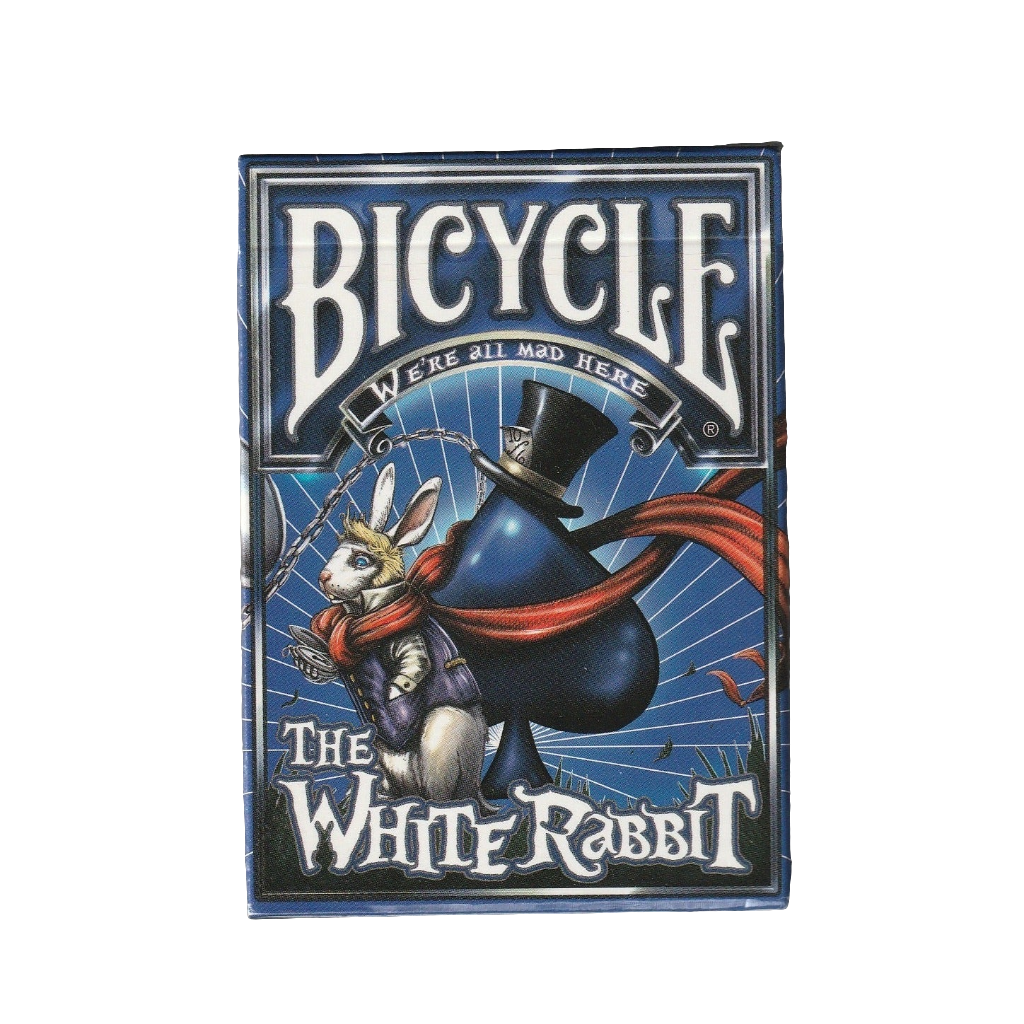 Bicycle White Rabbit (Blue edition) Playing Cards – The Cardpenter