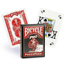 Load image into Gallery viewer, Bicycle Pro Pokerpeek Playing Cards Set