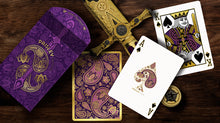 Load image into Gallery viewer, Paisley Royals (Purple) Playing Cards
