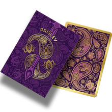 Load image into Gallery viewer, Paisley Royals (Purple) Playing Cards