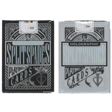 Load image into Gallery viewer, Split Spades Holographic Artist Proof Set Playing Cards