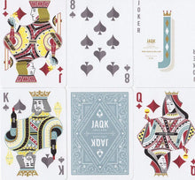 Load image into Gallery viewer, Light Blue JAQK Cellar Playing Cards (Ding)