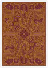 Load image into Gallery viewer, King Arthur Carmine Cavalier Playing Cards