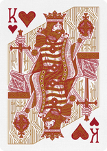 Load image into Gallery viewer, King Arthur Carmine Cavalier Playing Cards