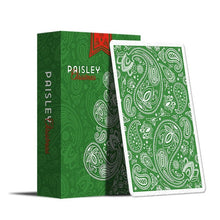 Load image into Gallery viewer, Paisley (Metallic Green Christmas Edition 2019) Playing Cards