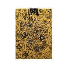 Load image into Gallery viewer, Paisley (Magical Black and Gold) Playing Cards