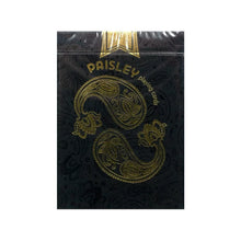 Load image into Gallery viewer, Paisley (Magical Black and Gold) Playing Cards
