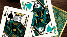 Load image into Gallery viewer, Paisley Royals (Red and Teal) Playing Cards