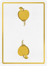 Load image into Gallery viewer, Slicers V2 Golden Apple Half Brick Playing Cards