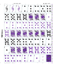 Load image into Gallery viewer, YD Purple Butterfly Playing Cards