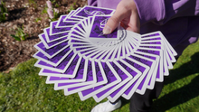 Load image into Gallery viewer, YD Purple Butterfly Playing Cards