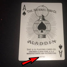 Load image into Gallery viewer, Aladdins 1996 Playing Cards Set