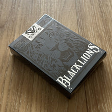 Load image into Gallery viewer, David Blaine Black Lions Playing Cards Set
