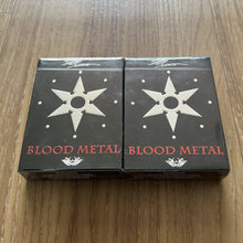 Load image into Gallery viewer, Devo Blood Metal Playing Cards Set (Silver Glided)