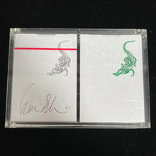 Load image into Gallery viewer, Gatorback Signed Silver and Green Collector's Playing Cards