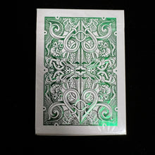 Load image into Gallery viewer, Gatorback Signed Silver and Green Collector's Playing Cards