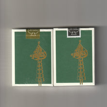 Load image into Gallery viewer, Ace Fulton's Casino Green & Gold playing cards