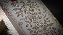 Load image into Gallery viewer, White Gold Monarch V1 Playing Cards