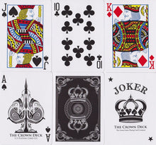 Load image into Gallery viewer, Black Crown Playing Cards