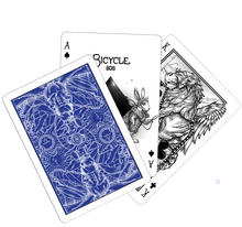 Load image into Gallery viewer, Bicycle White Rabbit (Blue edition) Playing Cards