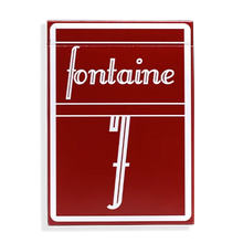 Load image into Gallery viewer, Cranberry Fontaine Playing Cards