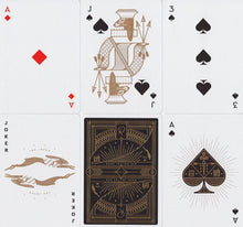Load image into Gallery viewer, Gold and Copper Rarebits Playing Cards