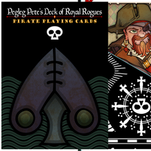 Load image into Gallery viewer, Pegleg Pete's Deck of Royal Rogues Playing Cards Set