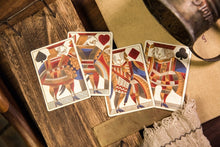Load image into Gallery viewer, Reminisce Glided Red and Green Playing Cards Set