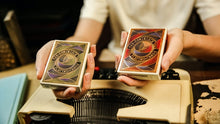 Load image into Gallery viewer, Reminisce Glided Red and Green Playing Cards Set