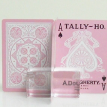Load image into Gallery viewer, Tally Ho Pink Playing Cards Set