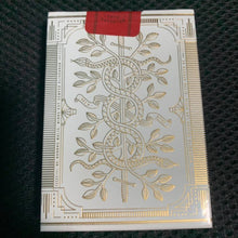 Load image into Gallery viewer, White Gold Monarch V1 Playing Cards