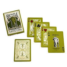 Load image into Gallery viewer, Bicycle Green Elephant Tsunami Playing Cards
