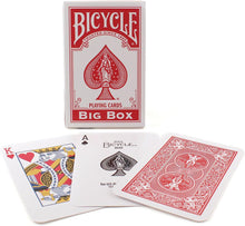 Load image into Gallery viewer, Bicycle Big Box (Red) Playing Cards
