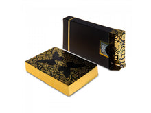 Load image into Gallery viewer, Butterfly Playing Cards (Black &amp; Gold Unmarked)

