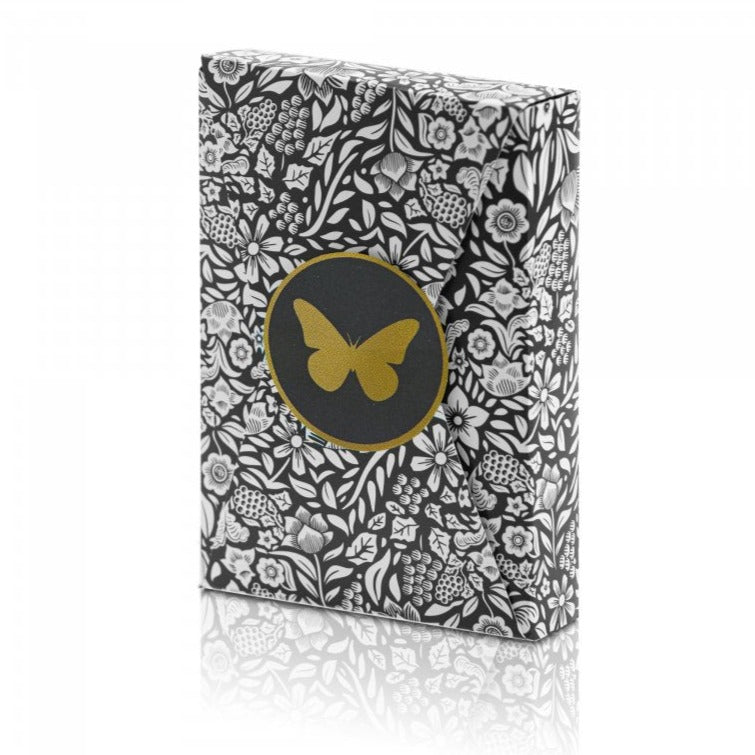 Butterfly Playing Cards (Black & Gold Unmarked)