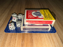 Load image into Gallery viewer, Bicycle Rider Back (Blue Seal) Playing Cards Set with 5 Dices
