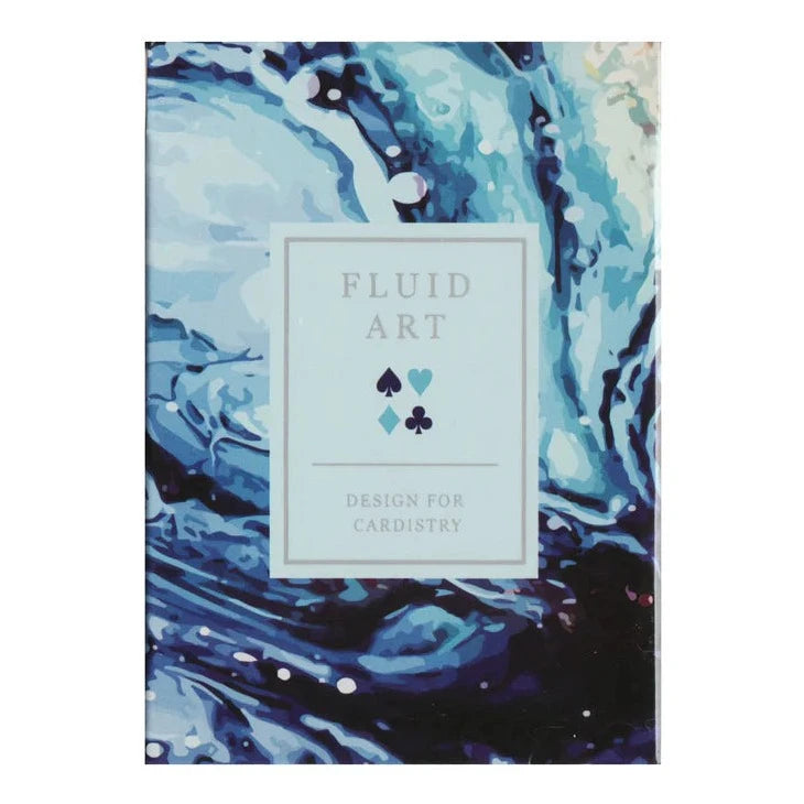 Fluid Art (Blue) Playing Cards