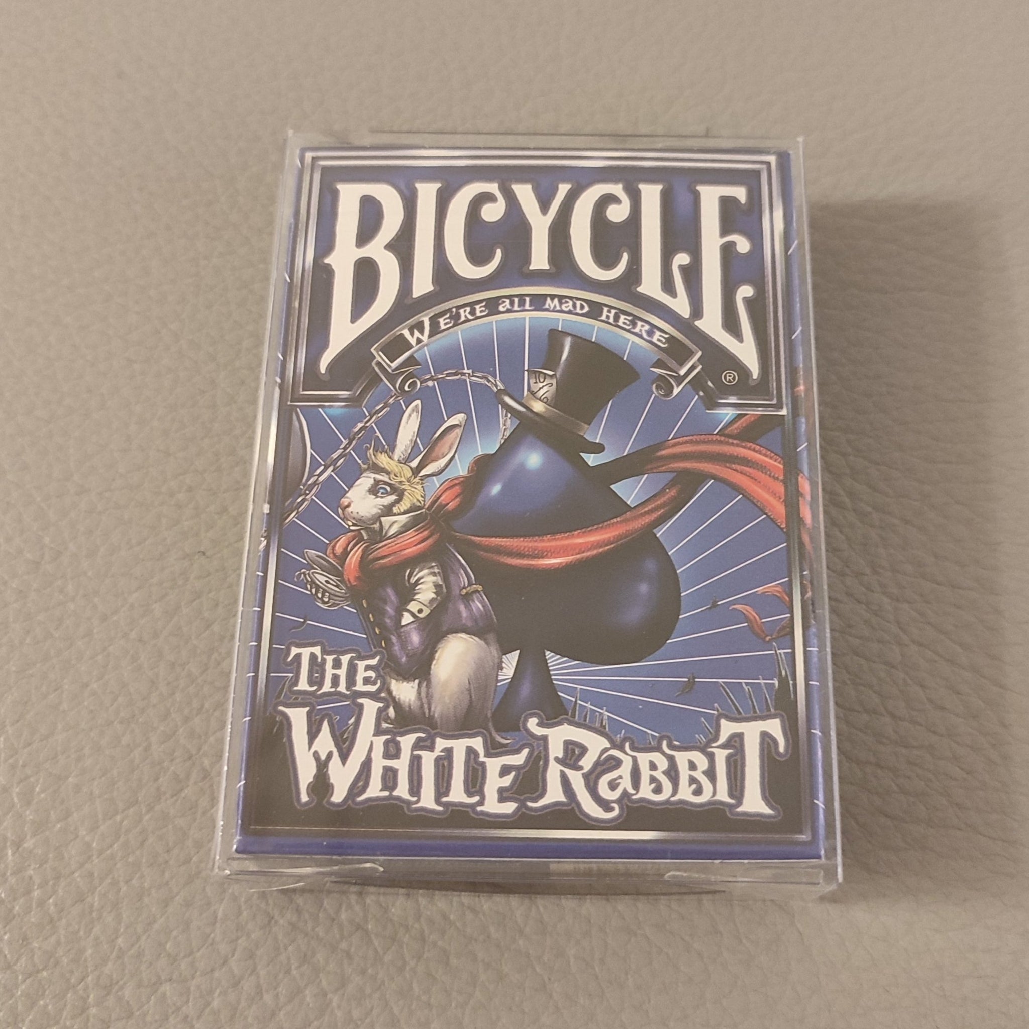 Bicycle White Rabbit (Blue edition) Playing Cards – The Cardpenter