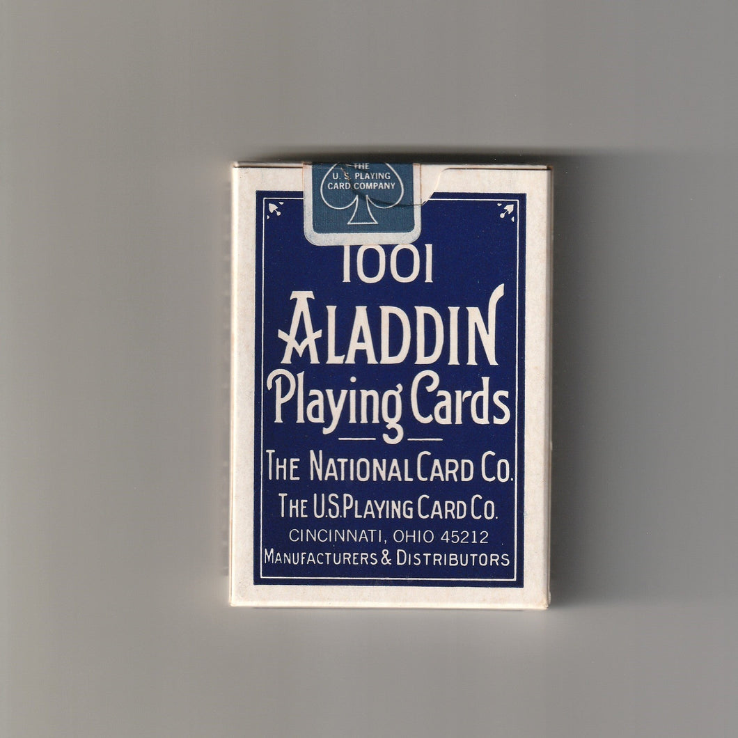 Aladdin Double Sided Box Playing Cards (Blue seal) (Ding)