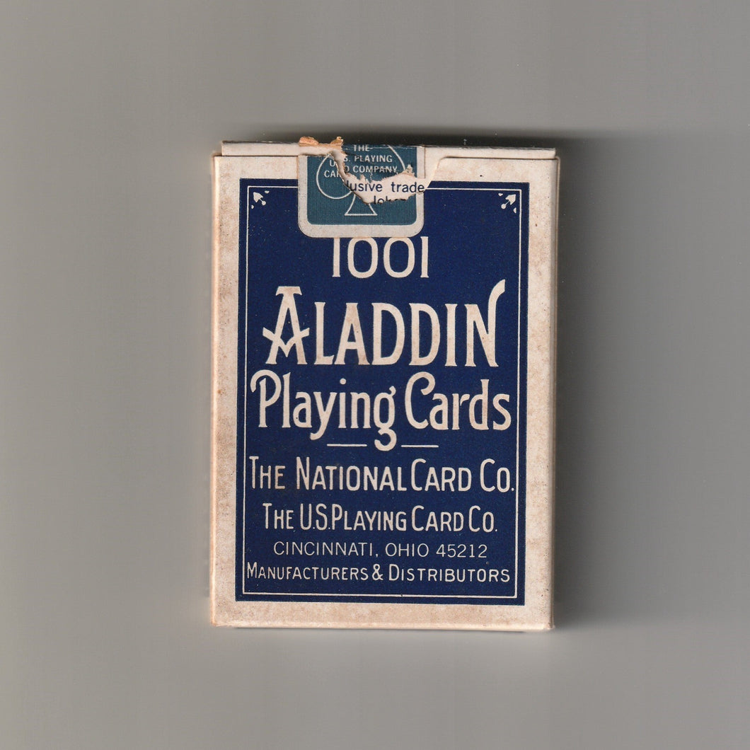 Aladdin Double Sided Box Playing Cards (Blue seal)